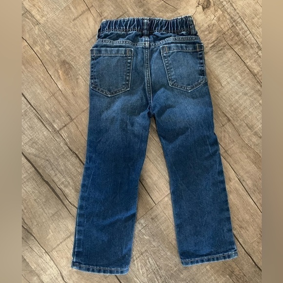 Toddler Old Navy Straight‎ Blue Jeans with Elastic Waist - Picture 3 of 8